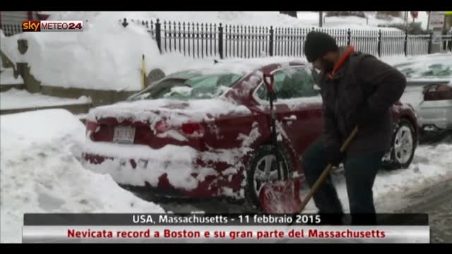 Nevicata record a Boston e su gran parte del Massachusetts