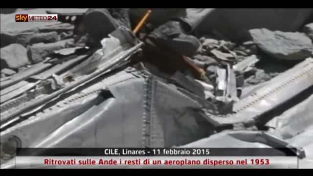 Ande: ritrovati i resti di un aeroplano disperso nel 1953