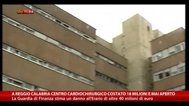 Reggio Calabria, centro cardiochirurgico: 18mln e mai aperto