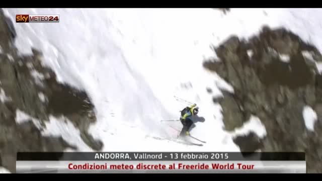 Andorra, condizioni meteo discrete al Freeride World Tour