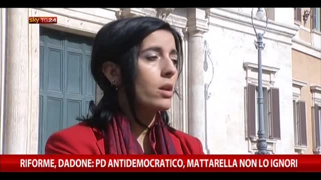 Riforme, Dadone: Pd antidemocratico, Mattarella non ignori