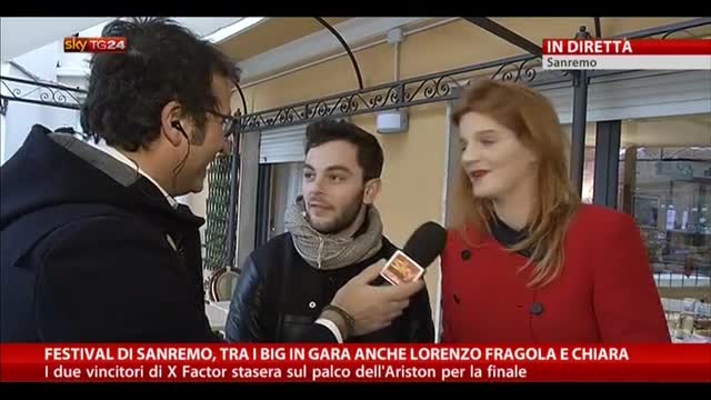 Festival di Sanremo, intervista a Lorenzo e Chiara