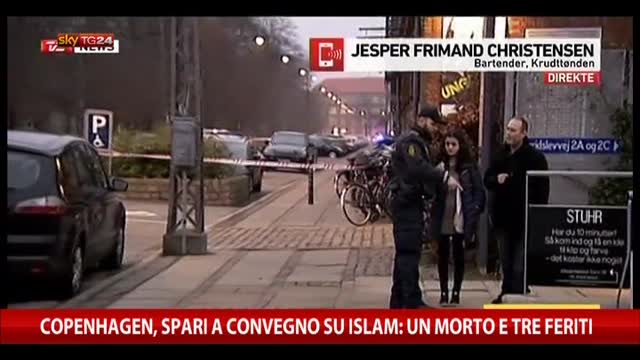 Copenaghen, spari a convegno su Islam: 1 morto 3 feriti