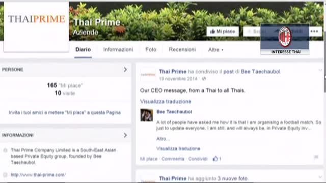 Milan: tutto sull’imprenditore thailandese Bee Taechaubol