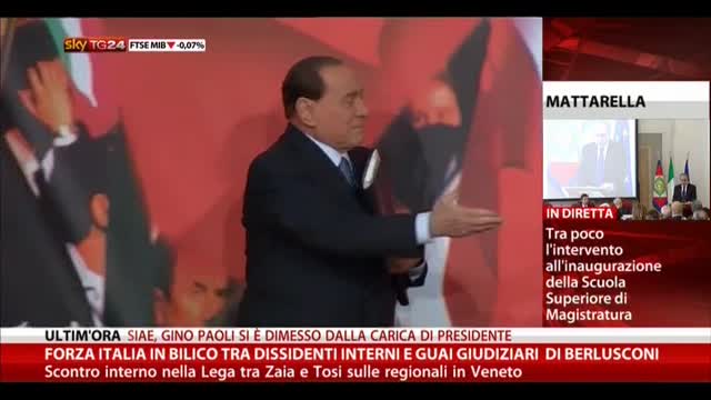 Forza Italia in bilico tra dissidenti e guai Berlusconi