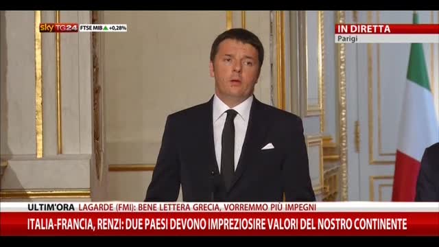 Renzi: Libia non tema italiano, ma priorità internazionale