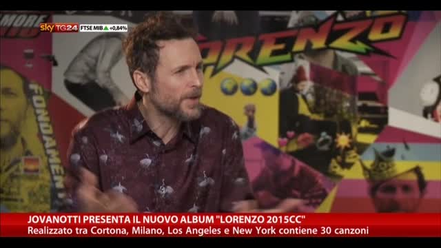 Jovanotti presenta il nuovo album "Lorenzo 2015CC"