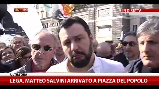 Lega, Salvini a Sky TG24: Renzi svende l'Italia all'Europa