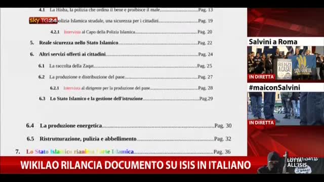 Wikilao rilancia documento su Isis in italiano