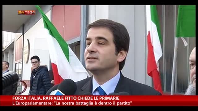 Forza Italia, Raffaele Fitto chiede le primarie