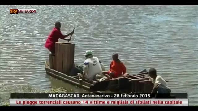 Madagascar, piogge torrenziali causano 14 vittime