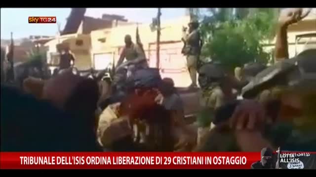 Tribunale Isis ordina liberazione di 29 ostaggi cristiani 