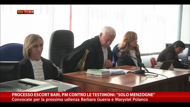 Processo escort Bari, PM contro testimoni: "Solo menzogne"