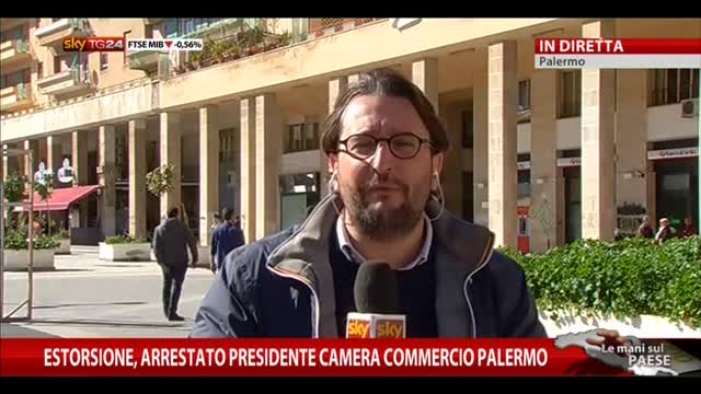 Estorsione, arrestato Presidente Camera Commercio Palermo