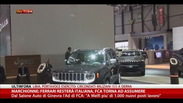 Marchionne: "FCA torna ad assumere"