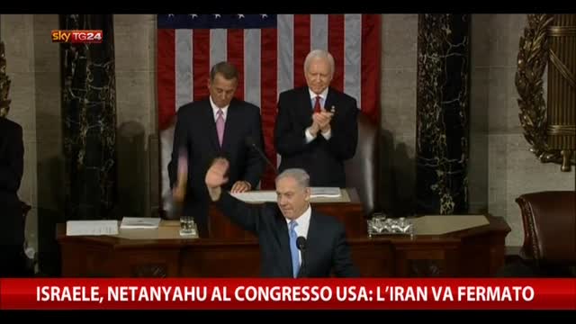 Israele, Netanyahu al Congresso USA: "L'Iran va fermato"