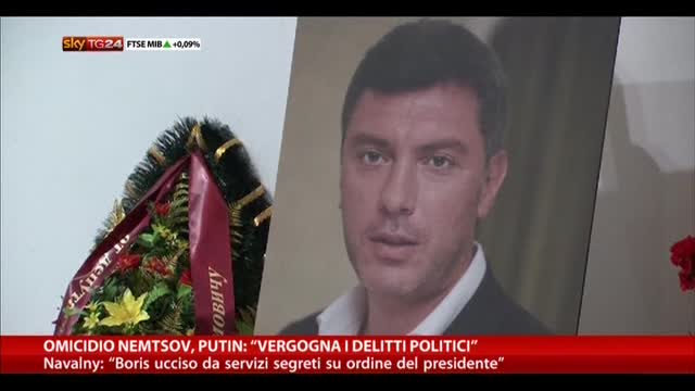 Omicidio Nemtsov, Putin: "Vergogna i delitti politici"