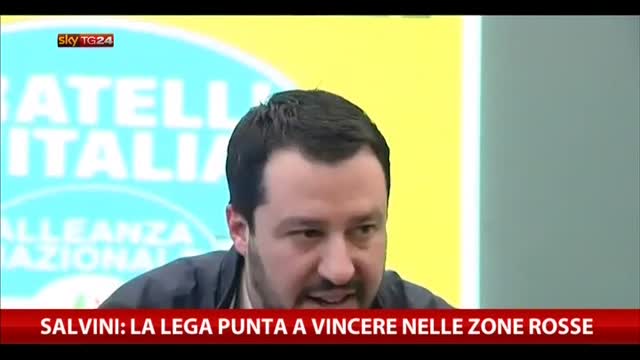 Salvini: la Lega punta a vincere nelle zone rosse