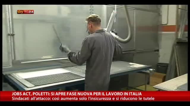 Jobs Act, Poletti: si apre fase nuova per lavoro in Italia