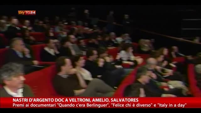 Nastri d'Argento doc a Veltroni, Amelio, Salvatores