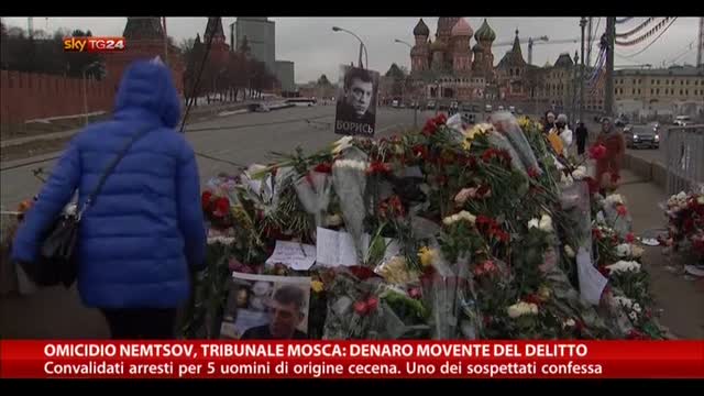 Omicidio Nemtsov, tribunale Mosca: denaro movente delitto