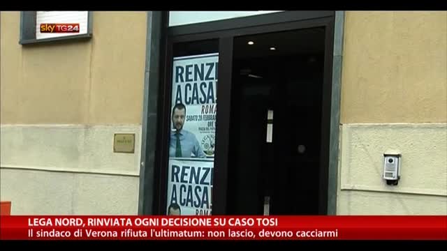 Lega Nord, rinviata ogni decisione sul caso Tosi