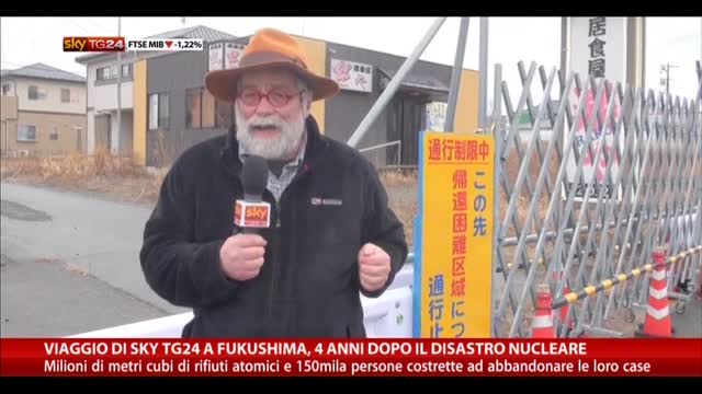Viaggio di Sky TG24 a Fukushima, 4 anni dopo il disastro