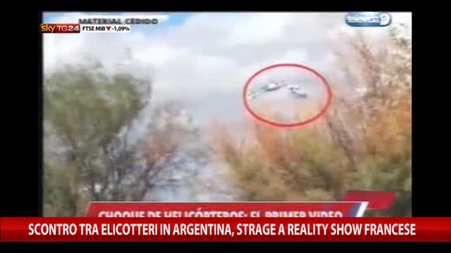 Scontro elicotteri Argentina, le immagini dell'incidente