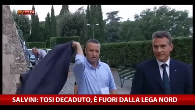 Salvini: Tosi decaduto, è fuori dalla Lega Nord