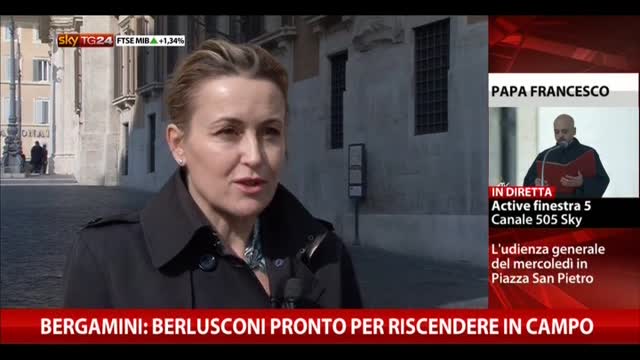 Bergamini: Berlusconi pronto per ridiscendere in campo