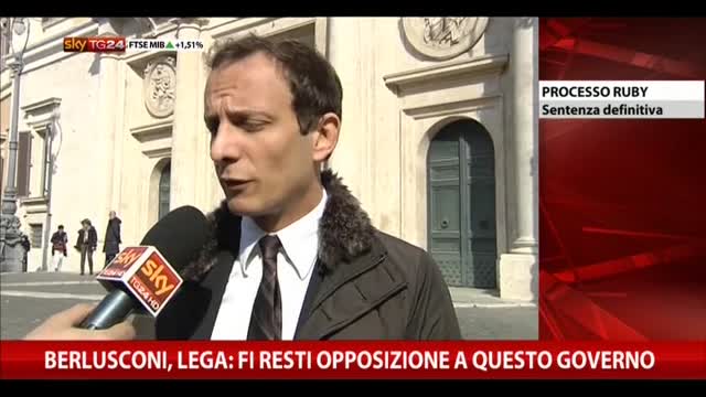 Berlusconi, Lega: FI resti opposizione a questo Governo