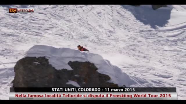 Colorado, a Telluride il Freeskiing World Tour 2015. Video