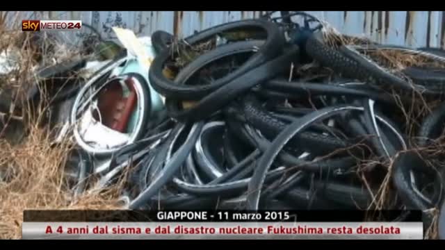 Quarto anniversario dal sisma: Fukushima resta desolata
