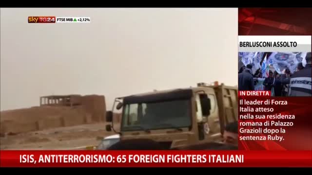 ISIS, antiterrorismo: 65 foreign fighters italiani