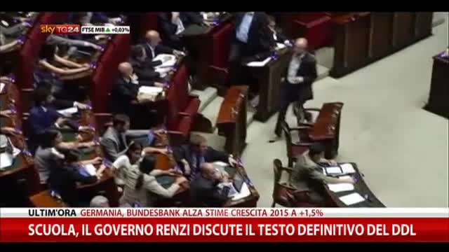 Scuola, il governo Renzi discute il testo definitivo del DDL