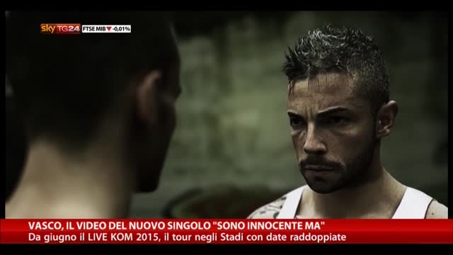 Vasco, il video del nuovo singolo "Sono innocente ma"