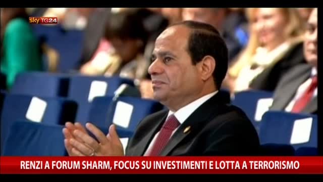 Forum Sharm, Renzi: focus su investimenti e lotta terrorismo
