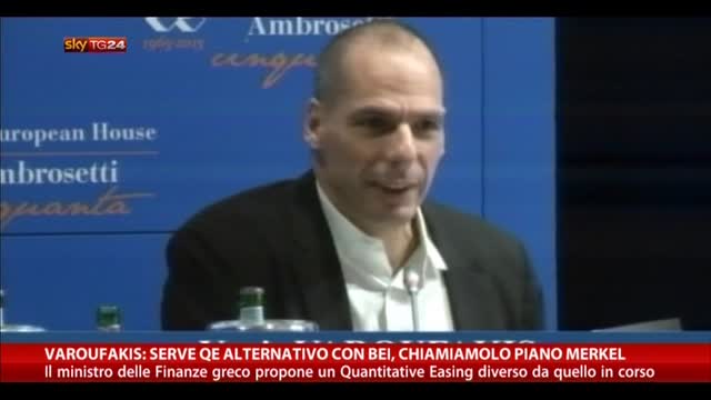 Varoufakis: serve Qe alternativo con Bei