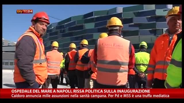 Ospedale del Mare a Napoli, rissa politica su inaugurazione