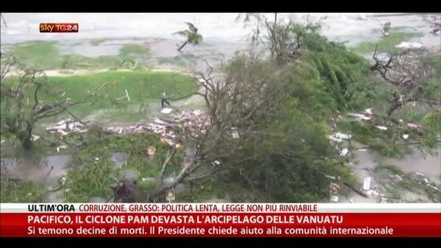 Pacifico, il ciclone Pam devasta l'arcipelago delle Vanuatu