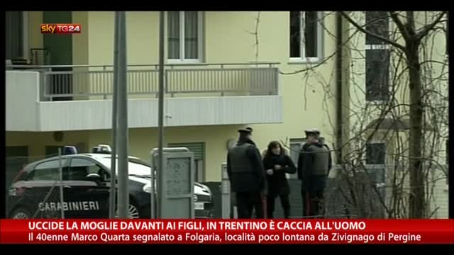 Uccide moglie davanti ai figli, in Trentino caccia all'uomo