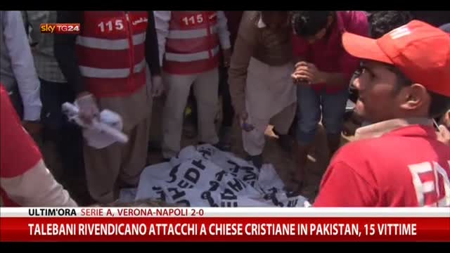 Talebani rivendicano attacchi a chiese cristiane in Pakistan