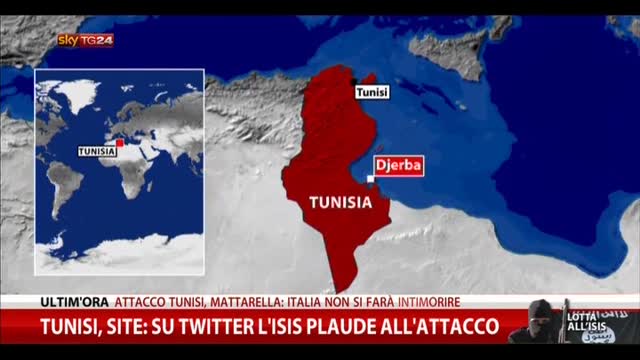 Tunisi, Site: su twitter l'Isis plaude all'attacco