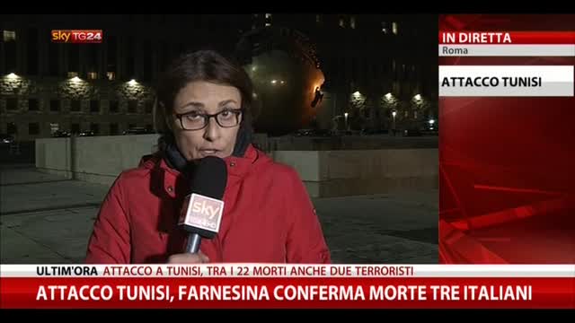Attacco Tunisi: Farnesina conferma morte tre italiani