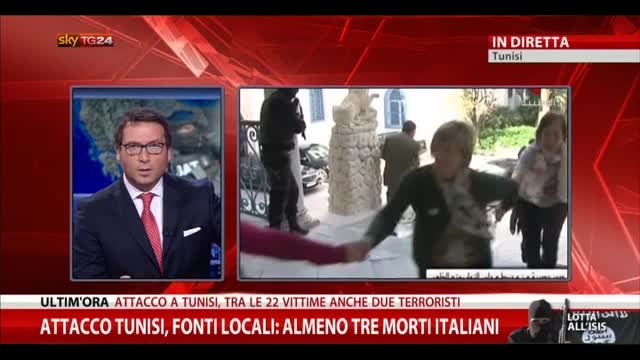 Attacco Tunisi, a Sky TG24 uno dei superstiti italiani