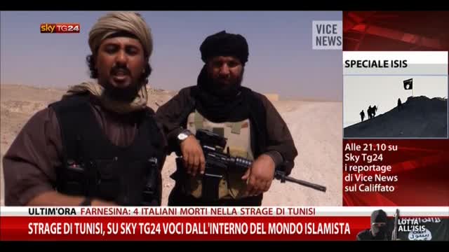Strage Tunisi, su Sky TG24 voce da interno mondo islamista