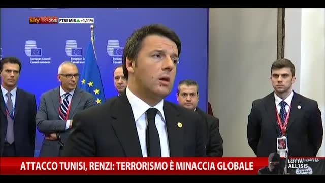 Attacco Tunisi, Renzi: terrorismo è minaccia globale