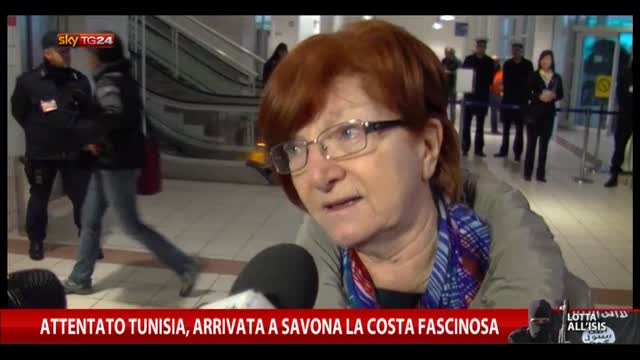 Attentato Tunisia, arrivata a Savona la Costa Fascinosa
