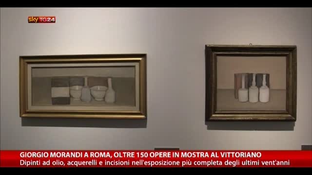 Giorgio Morandi a Roma, oltre 150 opere in mostra