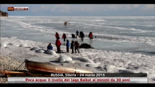 Siberia, poca acqua: il lago Baikal ai minimi da 30 anni